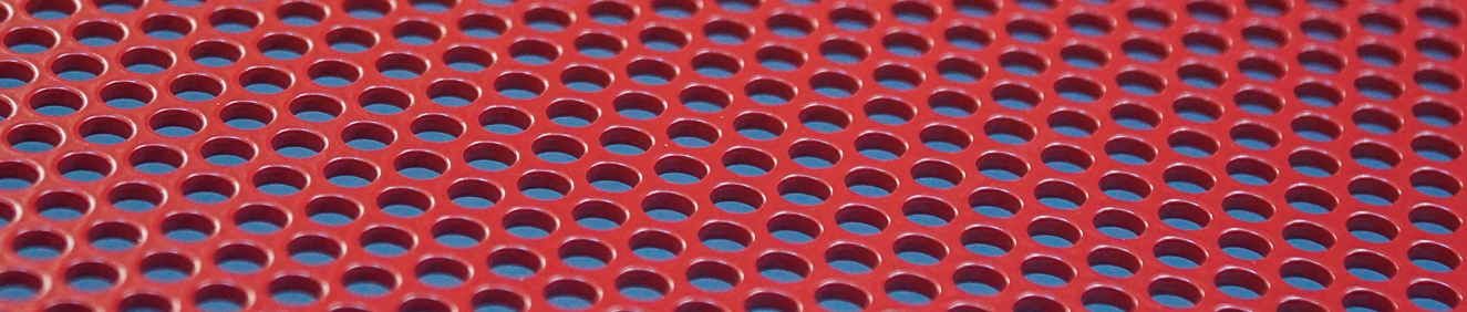 Bakers Delight perforated metal panel