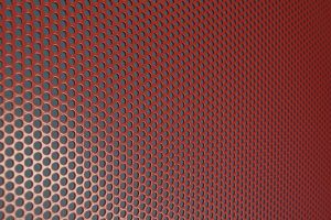 Bakers Delight perforated metal panel