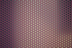 Bakers Delight perforated metal panel