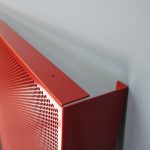 Bakers Delight perforated metal panel