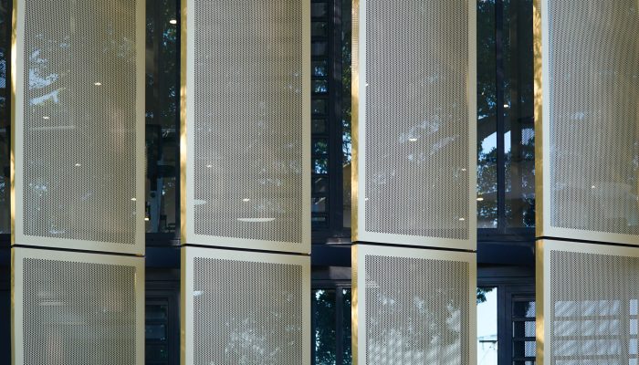 Keep building cool with perforated metal